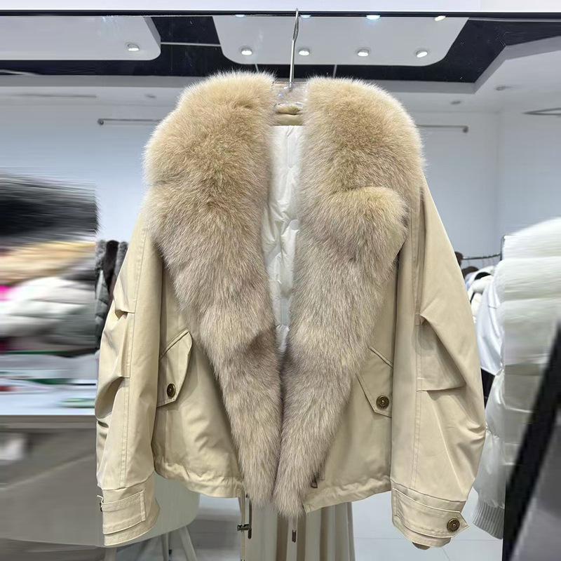 Fashion Lady Winter Parkas Elegant Overcoat Zip Warm Jacket Women Coats Outerwear Parka Street Wear