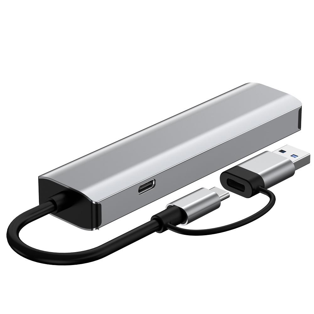 6-in-1 USB-C Laptop Dock with USB 3.2 and 10Gbps Network Adapter
