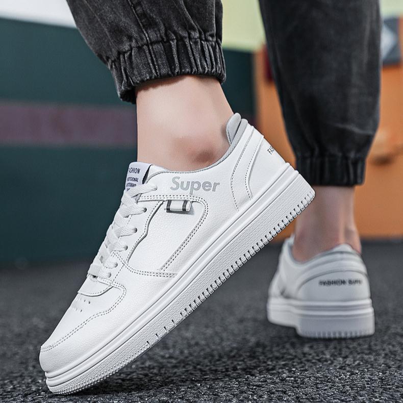 Small white shoes men's shoes spring all the breathable sports all the fashion board shoes boys fashion shoes casual shoes men's shoes