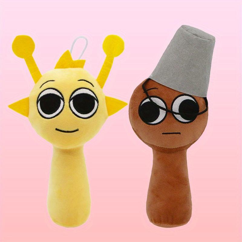 2pcs Sprunki Plush Rhythm Box Toy, Featuring Iconic Characters Simon and Blud Perfect Stuffed Gift for Birthdays, New Year, or Christmas Presents