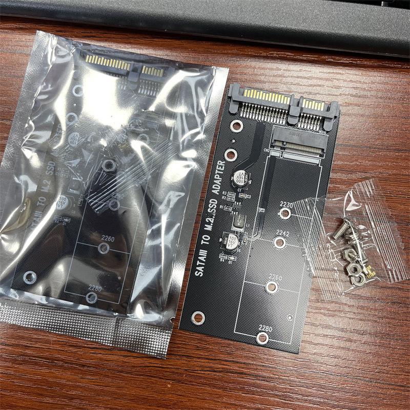 M.2 Ngff To Sata 3 3.0 Adapter Card Ssd Convertor B B&M Key Protocol Solid State Disk Drive 2230 2280 2242 For Pc Motherboard