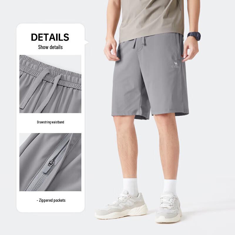 Camel Men's Ice Silk Cooling Casual Shorts