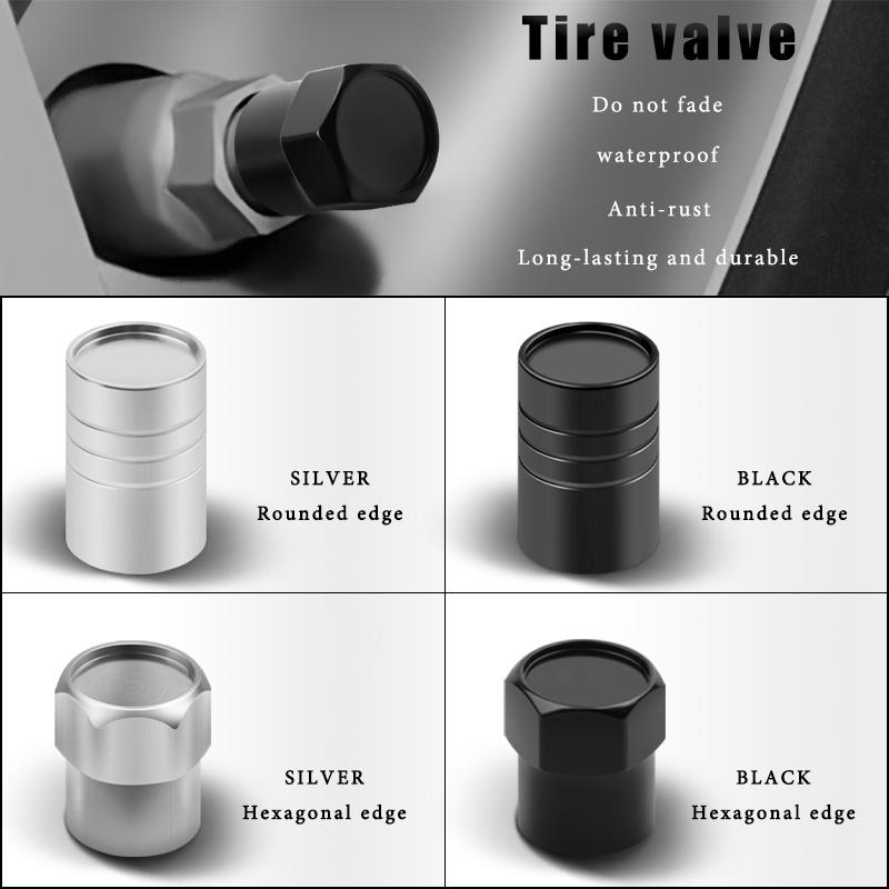 4PCS Universal DIY Car Wheel Tire Air Valve Caps Stem Car Stickers For Cars Motor Auto Accessories Decor Gift