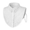 Elegant Detachable Lace Collar For Women Soft Mesh Fabric Easy To Wear Perfect For Office And Party Outfits