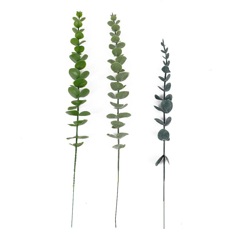 Eucalyptus Leaf Wedding Decoration - Simulation Green Plants, Single Leaf Ornaments, Wholesale Simulation Flowers.