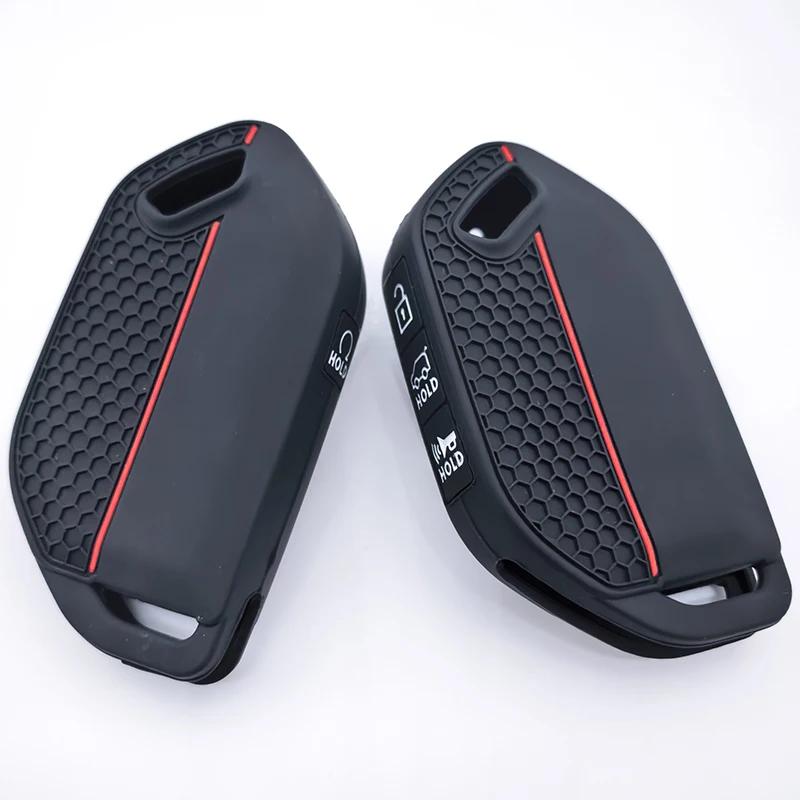 5 Button Silicone Key Holder Cover Keyless Remote Shell Key Case For Kia Ev9 K3 K5 Carnival Picanto Gt Line Sorento Mq4 Ka4