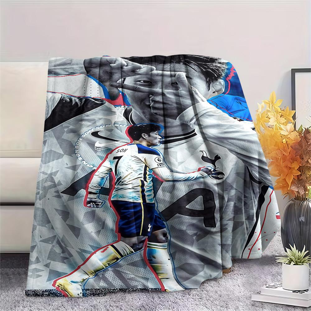 The Spurs Team Print FlAannel Blanket, High Quality Comfortable for All Seasons, Home Decor, Warmth and Comfort