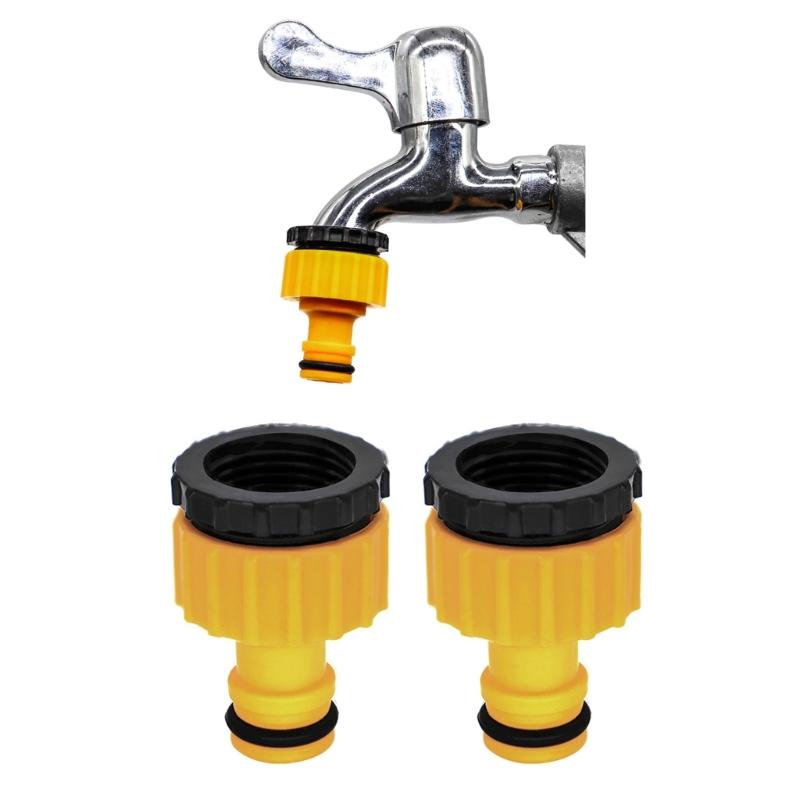 Garden Watering Hose Quick Connector 4/6 Point Pipe Tap Coupler Water Tube Joint Adapter Compatible for Washing Machine