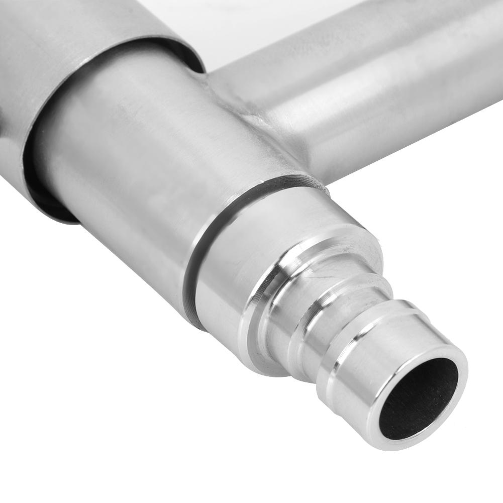 Stainless steel water faucet, G1/2 inch extended wall mounted tap with brushed , for washing NaMachine and mop pool use