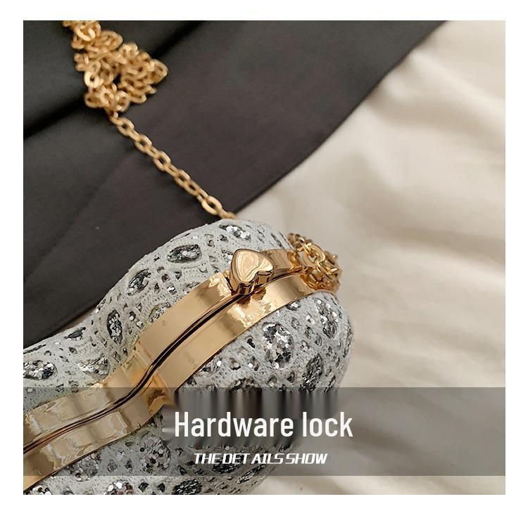 2024 Summer Mini Korean Style Lock Handbag & Heart Coin Purse - Trendy Women's Shoulder Crossbody Bag