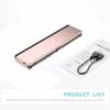 Compact Foldable Bluetooth Keyboard - Silent, Rechargeable, and Portable for Mobile Phones & Tablets