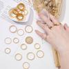 27Pcs 27 Style Stainless Steel Finger Rings for Women, Golden, 2~6mm, Inner Diameter: 15.5~22.9mm, 1pc/style