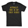 Funny First Rodeo Shirt, Cowboy Horse Lover Tee