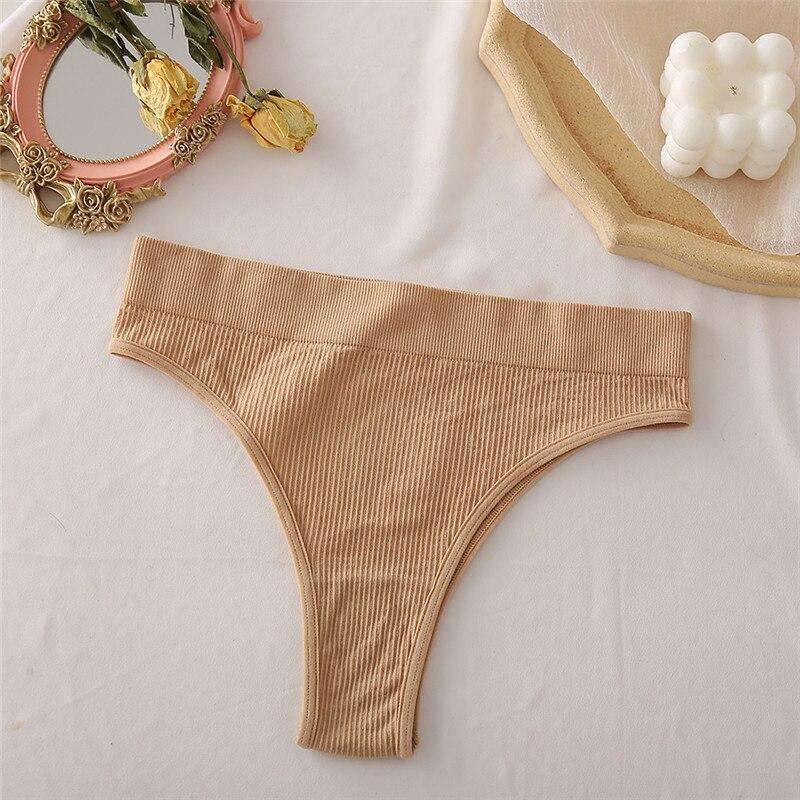 Taglia S-XL Mutandine Perizoma da Donna Intimo Sexy Vita Bassa G-String Mutandine Femminili Perizomi da Ragazza T-back Solido Lingerie Senza Cuciture