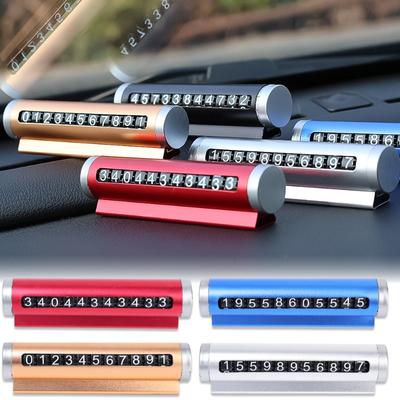 Car Phone Number Card Temporary Parking Card Plate Telephone Number Car Park Stop Automobile Accessories