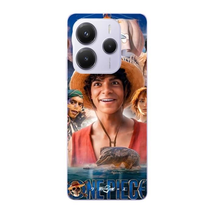 Coque Xiaomi Redmi Note 14 5G poster Luffy One piece Maniacase