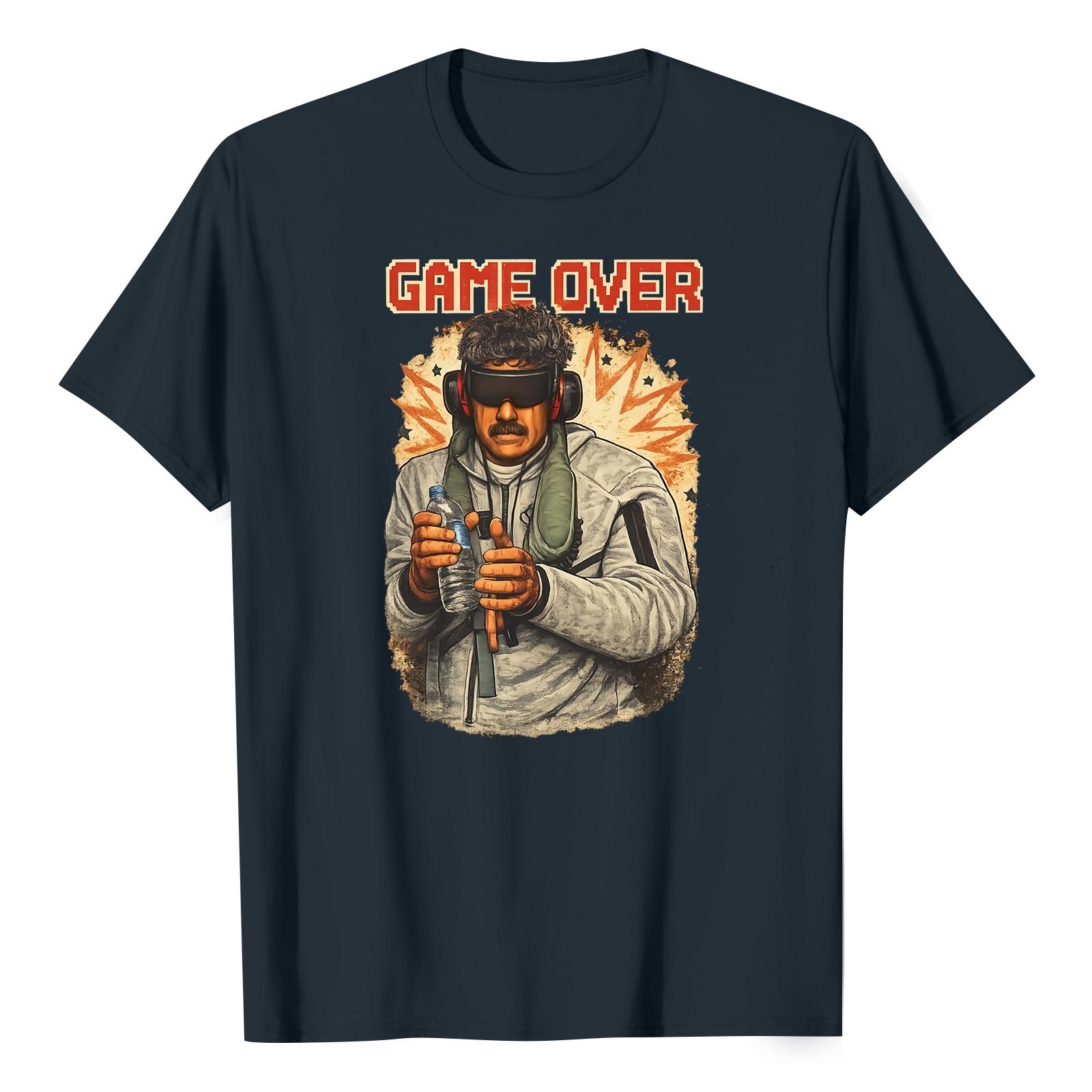 

Women s Casual Printed T-Shirt Round Neck Pullover Short Sleeve Top XXL Темно-синій