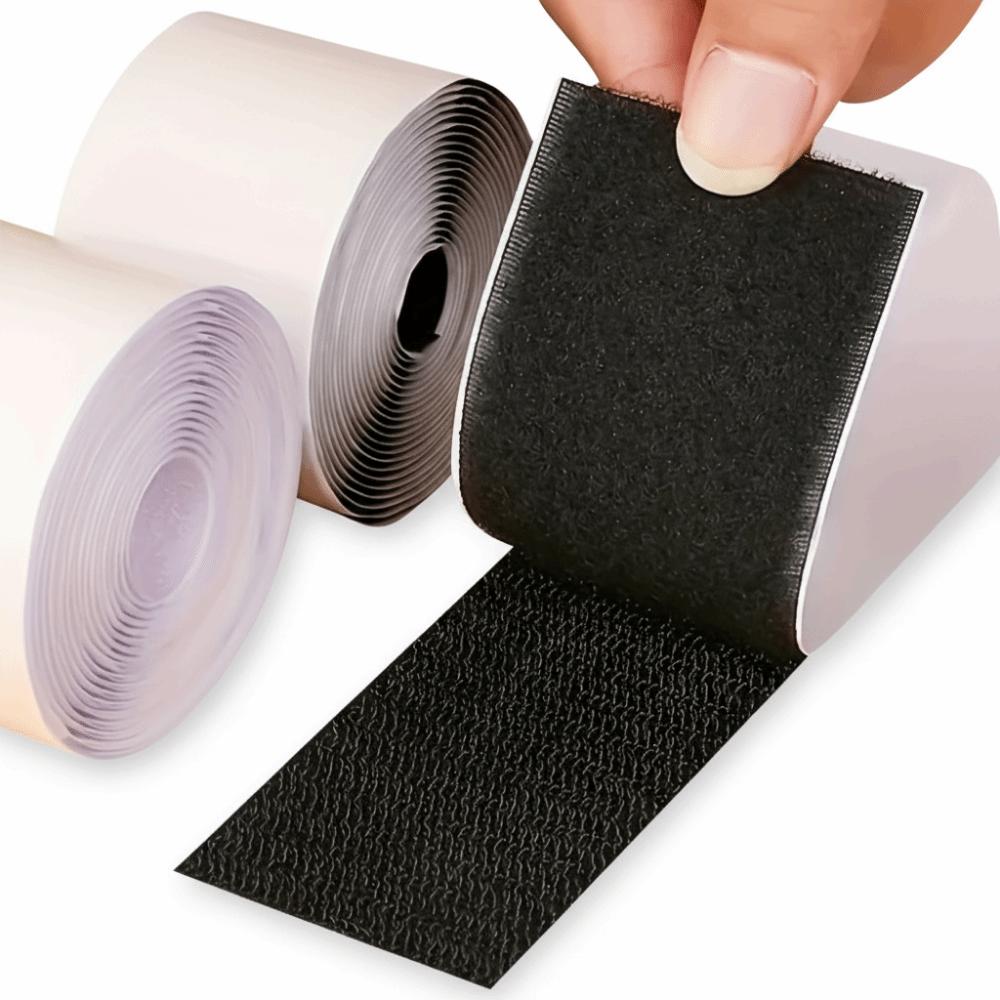 Strong Adhesive Self Adhesive Fastener Tape 2/3/5cm Hook & Loop Tape  Carpet And Fabric 3cmx3m чёрный