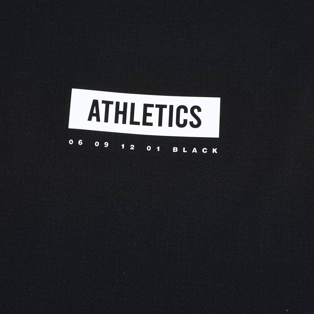 FILA Logo Round Neck Short Sleeve T-Shirt Men Tops Deep-Black A11M321117G-BK