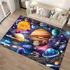 "Outer Space Solar System Planets Print Carpet for Living Room Decor" Suitable for Use As an Anti-slip for Living Room Bedroom Sofas