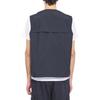 STONE ISLAND Solid Color V-Neck Zipper Loose Sleeveless Vest Men Vests L1S15G100005S0354-V0020