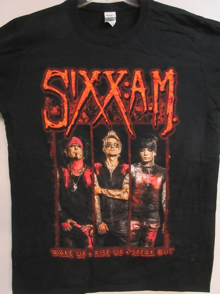 SIXX AM OFFICIAL MERCH 2016 TOUR BAND CONCERT NIKKI SIXX MUSIC SHIRT EXTRA LARGE Unisex T-Shirt XL