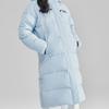 Skechers FW23 Colorful Casual Series Solid Color Casual Hooded Down Jacket Women outerwear Cashmere-Blue L423W131-00F5