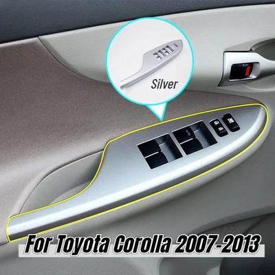Κατάλληλο για Toyota Corolla 2009 2010 2011 2012 2013 Facelift LHD Μπροστινό παράθυρο Διακόπτης ελέγχου ανύψωσης στεφάνης κάλυμμα πλαισίου επένδυσης