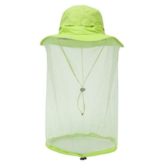 Unisex Mosquito Insect Bee Net Mesh Head Face Protector Fishing Hunting Hat