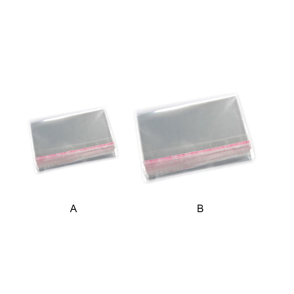 Pack of 100 Packaging Bag OPP Multipurpose Self-adhesive Dessert Packing Purse Widely Use Household Accessories Package Bags