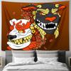 Japanese Fox Mask Tapestry Forest Spirit Wall Hanging Anime Room Decor Home Decor Aesthetic Bedroom Dorm Wall Art