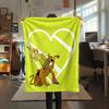 Scooby Flannel Blanket, High Quality Comfortable for All Seasons, Home Decor, Warmth and Comfort