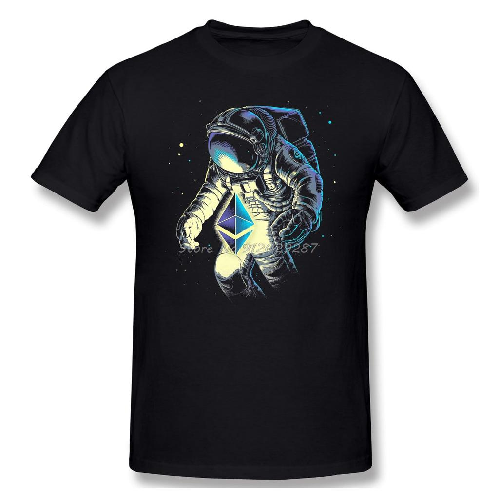 Eth Digital Currency Skyrocketing Dogecoin TShirt Space Ethereum Tshirt Unisexs Clothing Oversized Unisex Tops Streetwear