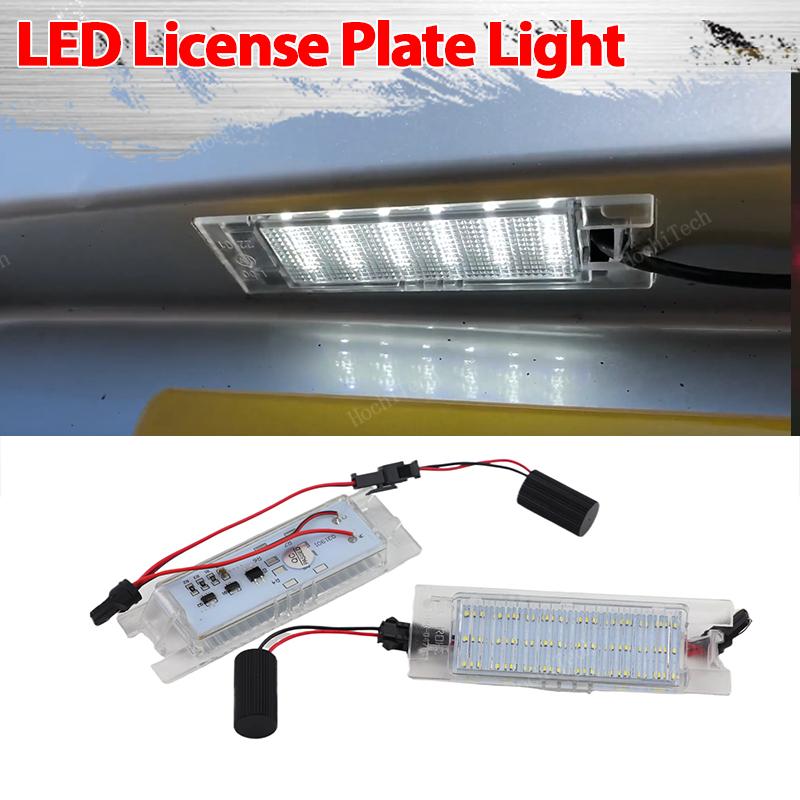 2Pcs License Plate Light For Opel Vectra C Astra J Astra H Zafira B ignia Corsa C Corsa D Meriva A Tigra B Number Plate Light