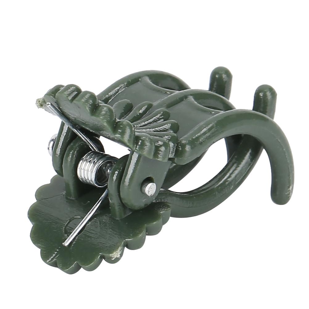 100Pcs Plant Clip Beautiful Chrysanthemum Shape Garden Flower Stems Fixing Support Clips ToolWith