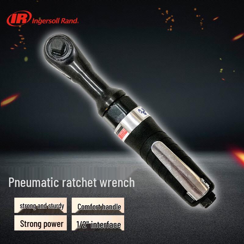 Ingersoll Rand 1/2-inch Pneumatic Ratchet Wrench CN plug (adapter included)