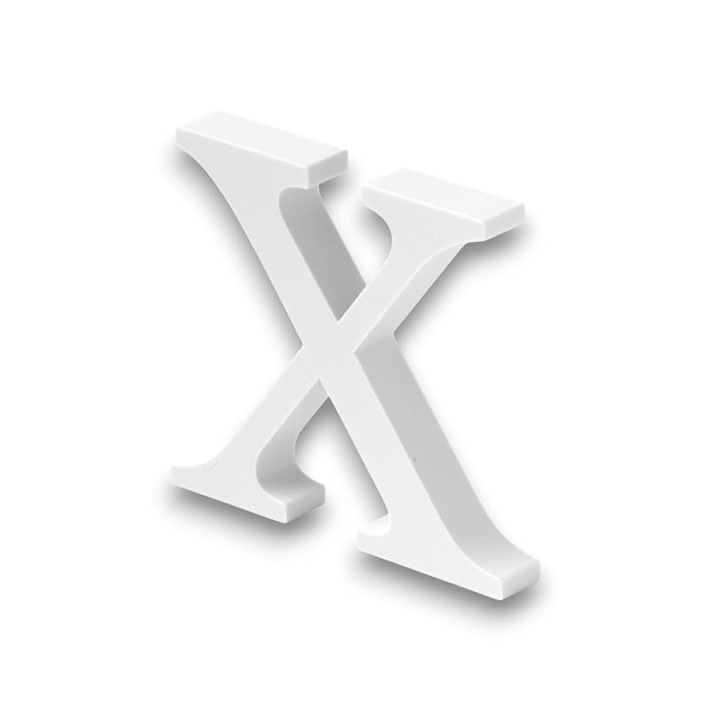 

7см буквы алфавита белые (X (1 кусок))