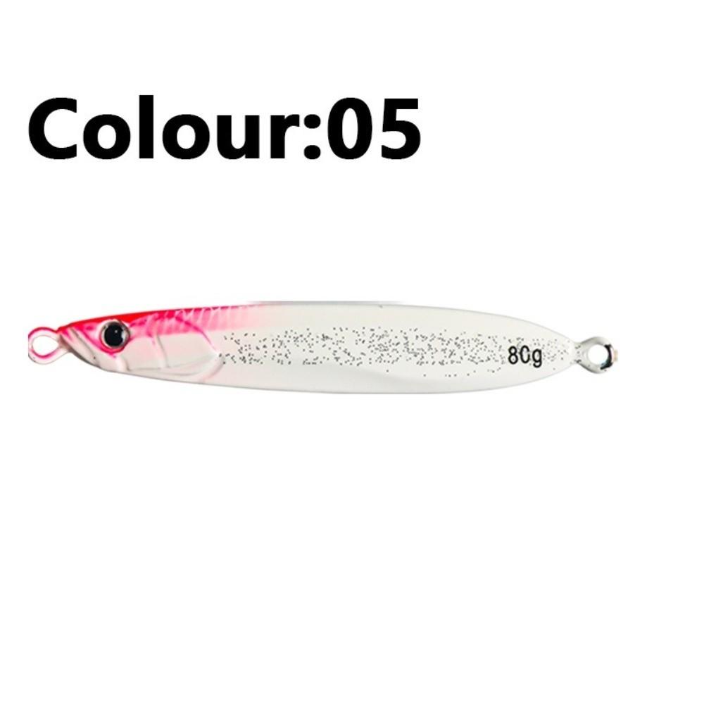 Luminous Finish Jigging Lure Laser Paper Coated Trolling Lure Slow Sinking Lure  Trolling Fishing