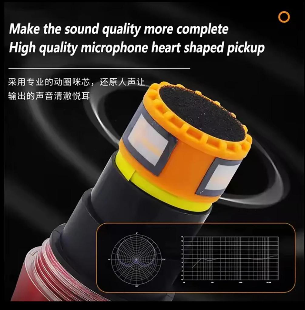 GAW-012E New Colorful Wireless Microphone Handheld Live KTV Professional Stage Performance Wireless Universal Microphone