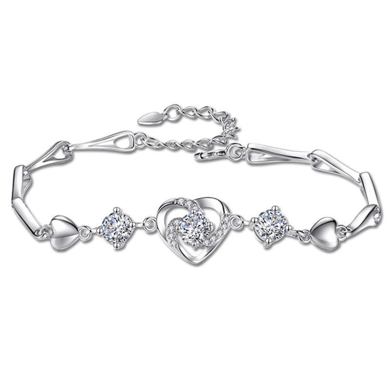 City Love Heart Bracelet - Korean Style, Simple and Unique Jewelry Gift for Girlfriend, INS Style Accessories