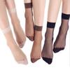 10PAIRS Crystal Transparent Silky Nylon Ankle Socks for Girls, Ultra-Thin No Show Elastic Socks for Women