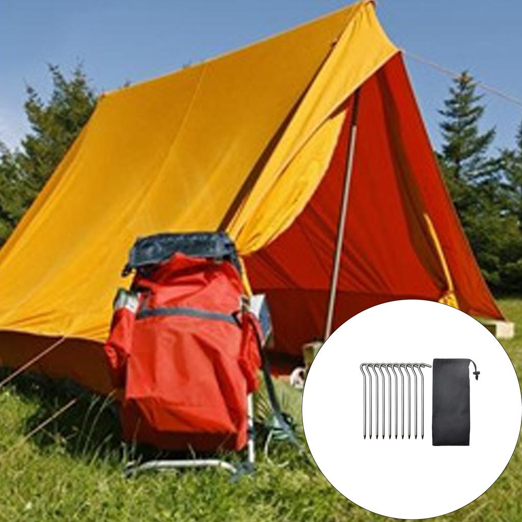 Wind Resistant Stakes Portables Tent Pegs Multifunctional Beach Tent Pegs for Outdoor Survival Gears