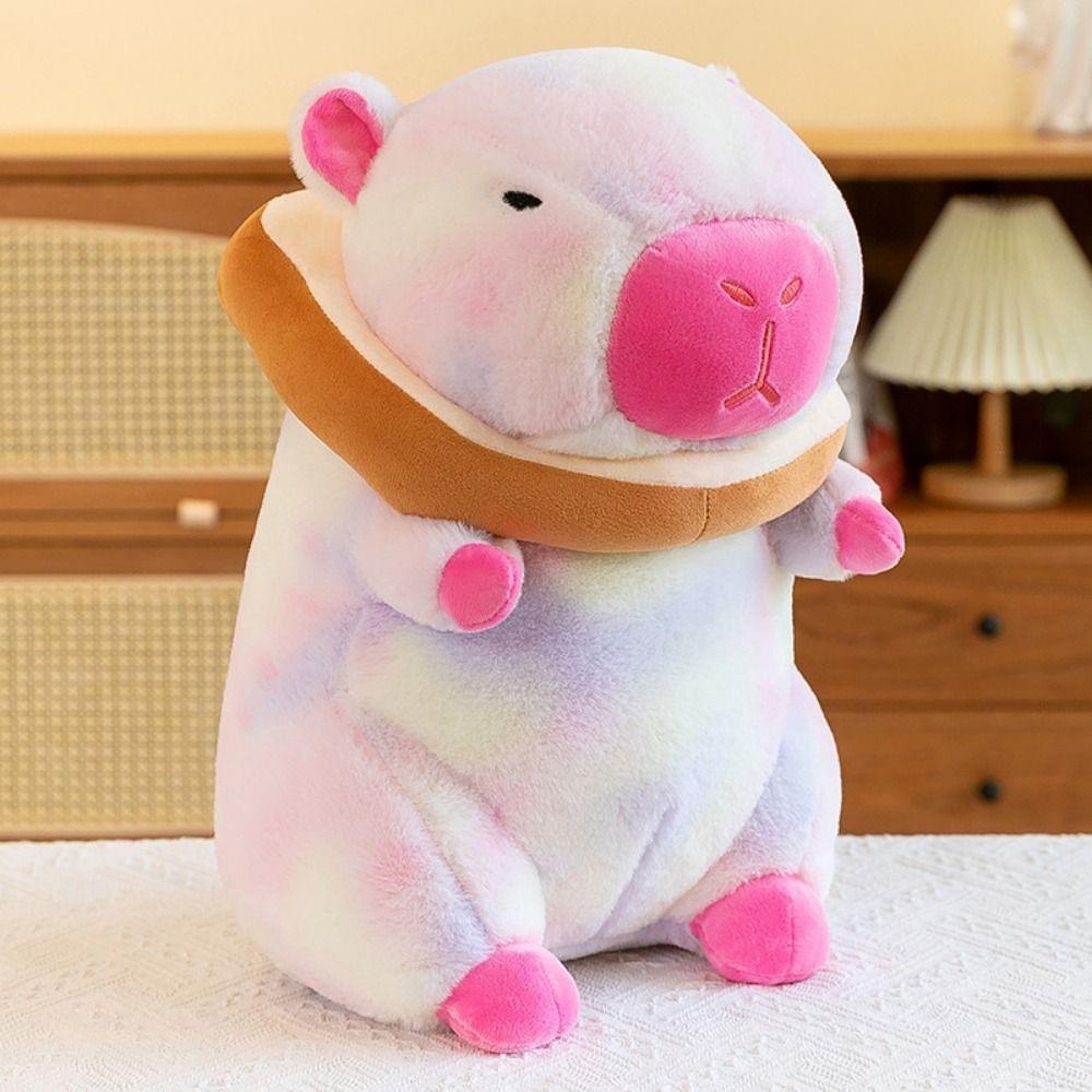 

Тост, имитация капибары, плюшевая игрушка, розовая капибара, имитация капибары, мягкая кукла, милая кукла, мягкая плюшевая подушка капибары розовый