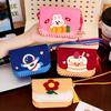 Children Handmade Cartoon Pattern Non Woven Fabric Crossbody Bag Material Set For Kids Handmade Gift
