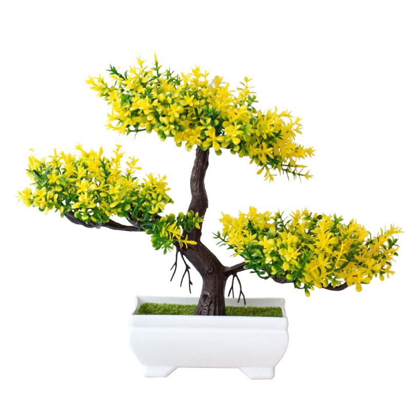 Artificial Color Plant Bonsai Small Trees Fake Plants Flowers Home Potted Plants Dining Tables Christmas Home Decoration Plants