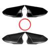 Carbon Fiber Rearview Mirror Cover for 2021 Elantra - Glossy Black Finish