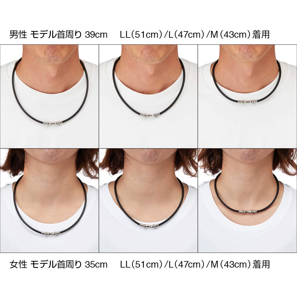 Colantotte Unisex Platin TAO Halskette RAFFI Schwarz ABAPF01L