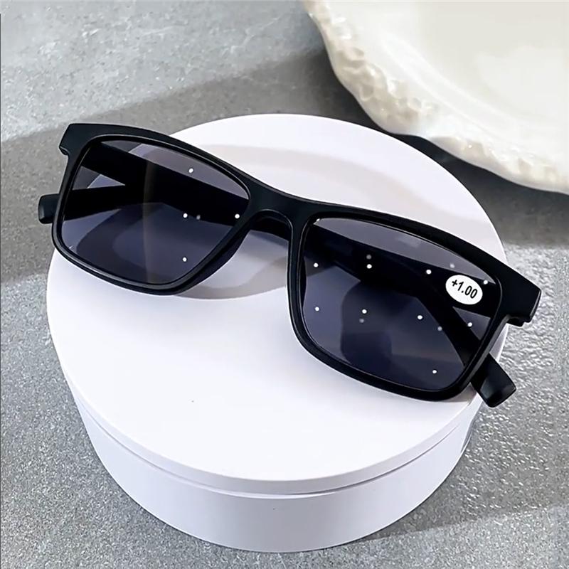 

Мужские квадратные солнцезащитные очки для чтения с защитой от УФ-лучей, для пожилых мужчин, пресбиопия, солнцезащитные очки для чтения с диоптриями +1.0 +1.5 +2.0 +2.5 +3.0 1 чёрный