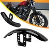 Gloss Black Motorcycle Accessories Front Fender Mudguard Splash Guard Cover ABS For Harley Sportster XL 883 XL1200 48 72 1988-UP