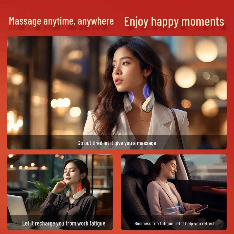 SKG Dual G7 Luxury Neck and Waist Massager Gift Set